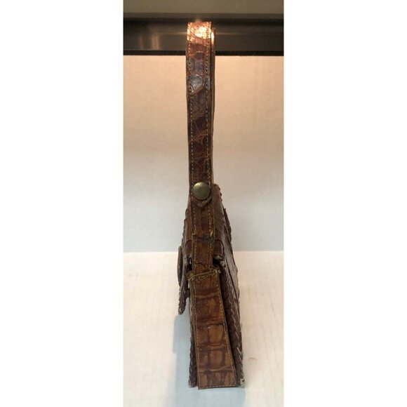 Vintage 1950 alligator small handbag purse made in Cuba note inside - Picture 5 of 16